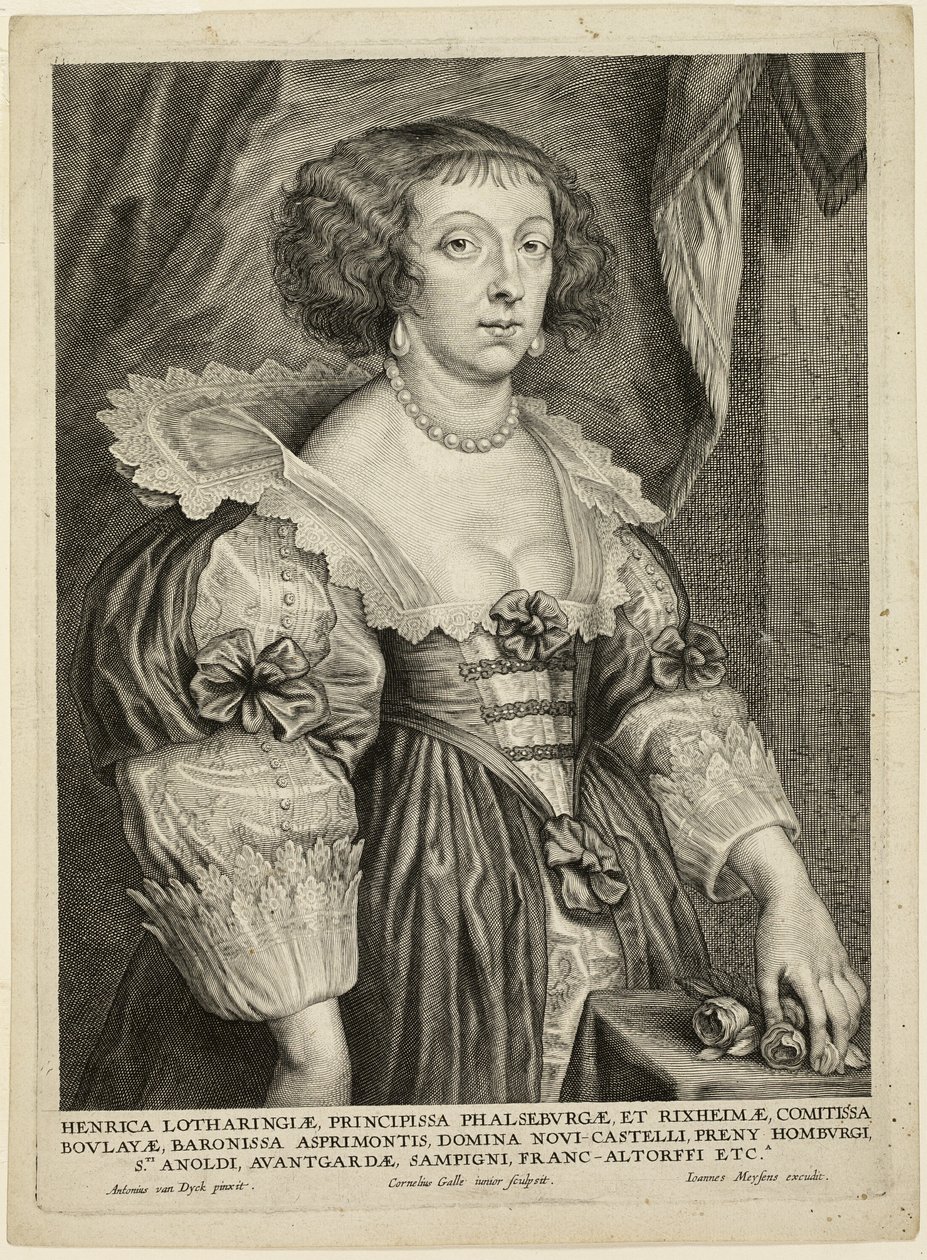 Henriette z Lotaryngii autorstwa Cornelis Galle II