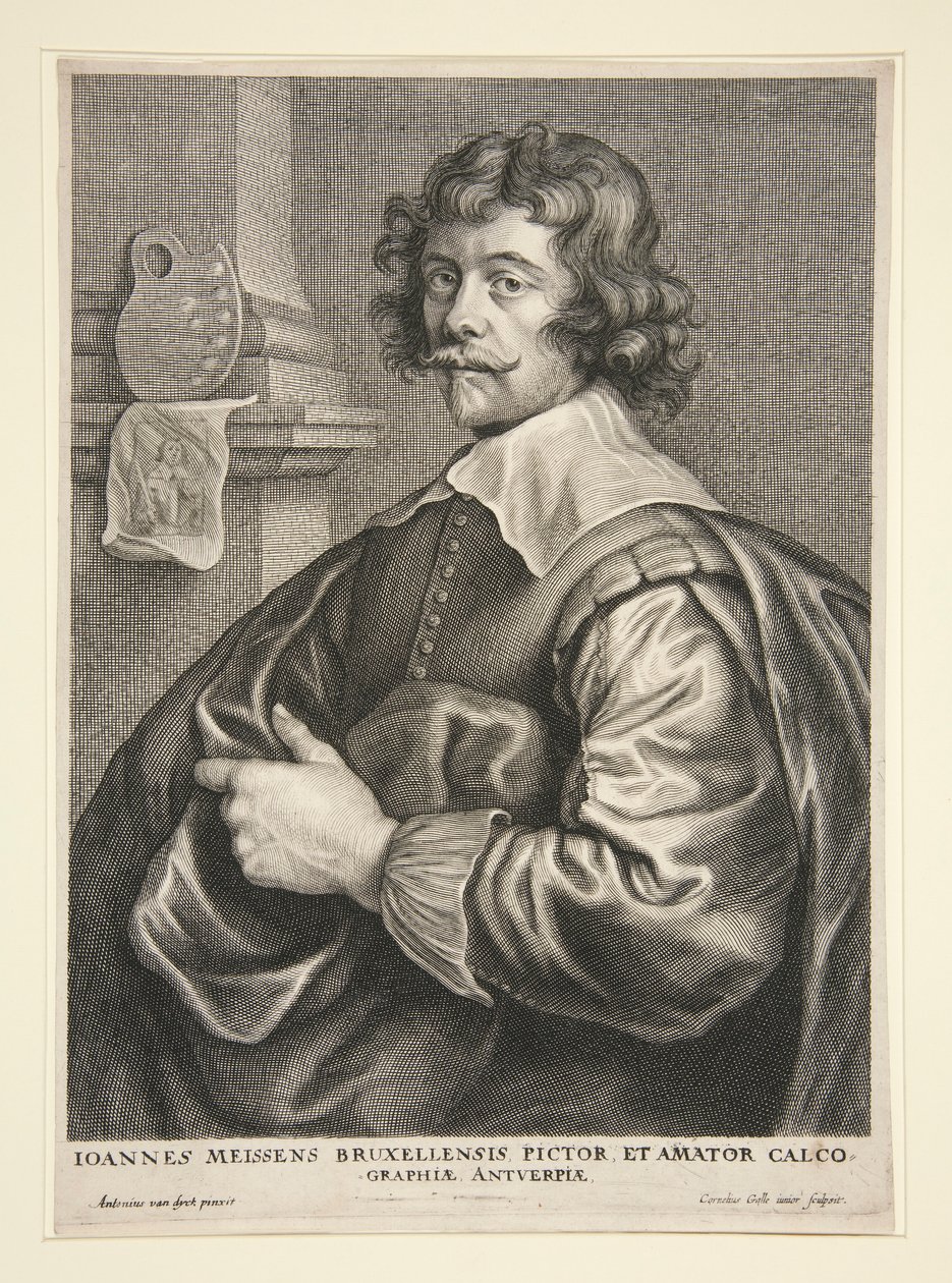 Joannes Meissens, malarz i wydawca w Brukseli autorstwa Cornelis Galle II