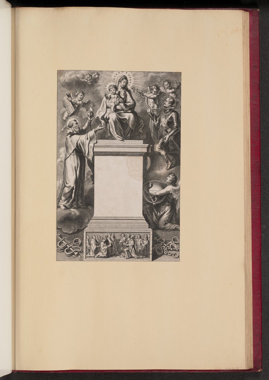Strona tytułowa B. Rzeki, Hierarchii Mariana Wolny seks autorstwa Cornelis Galle II after Erasmus Quellinus II after Sir Peter Paul Rubens