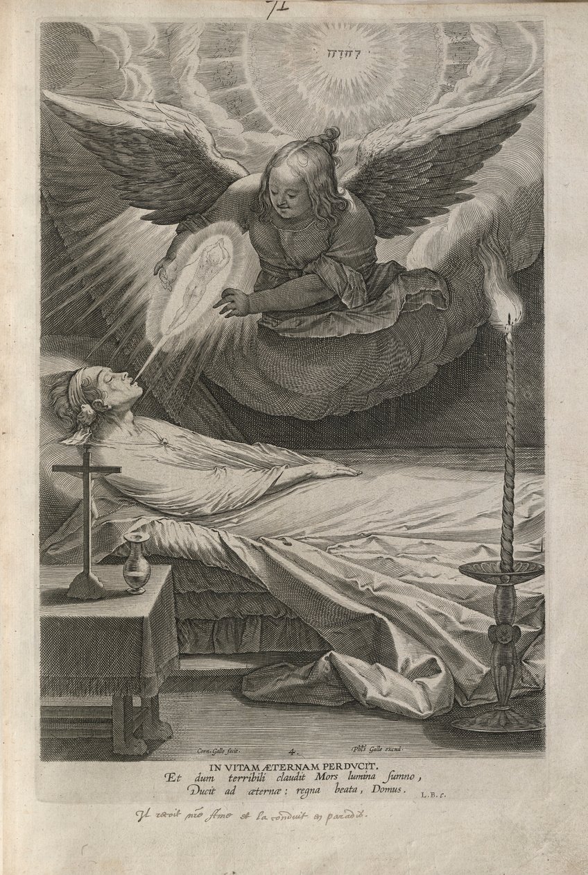Służby Aniołów autorstwa Cornelis Galle I