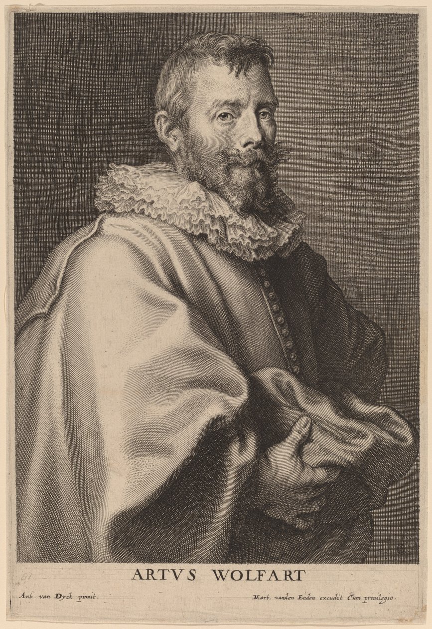 Artur Wolfart autorstwa Cornelis Galle I after Sir Anthony van Dyck