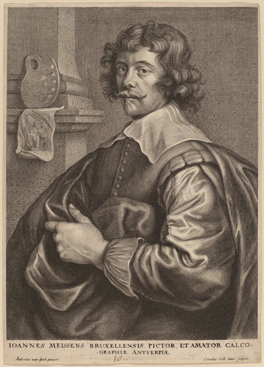 John Meyssens autorstwa Cornelis Galle I after Sir Anthony van Dyck