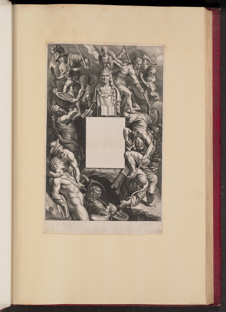 Strona tytułowa Huberta Goltziusa, Zabytki starożytności rzymskiej i greckiej (Opera Omnia, I) autorstwa Cornelis Galle I after Sir Peter Paul Rubens