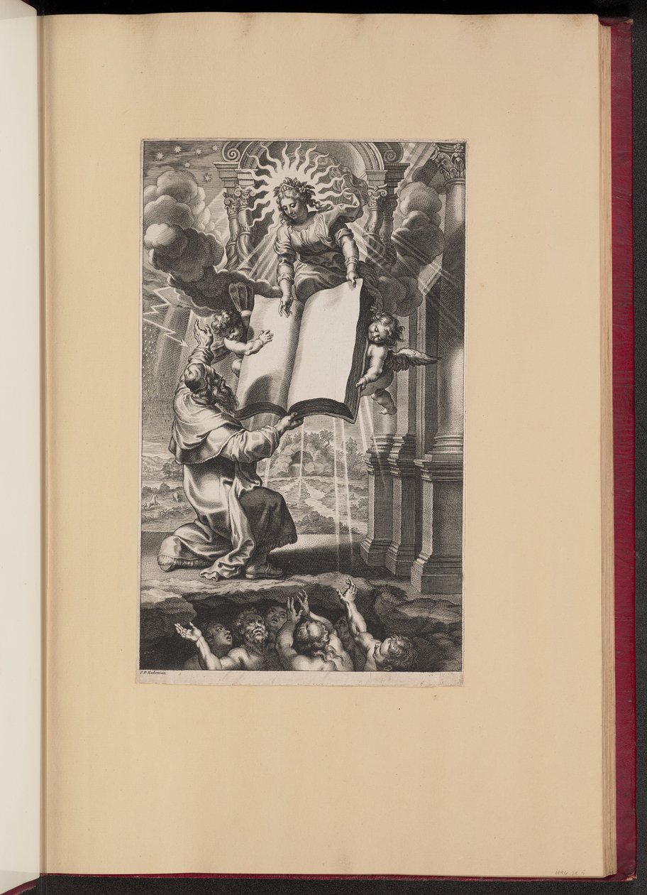 Strona tytułowa „In Ecclesiasticvm Commentarivs...” Oliviera Boonaertsa autorstwa Cornelis Galle I after Sir Peter Paul Rubens