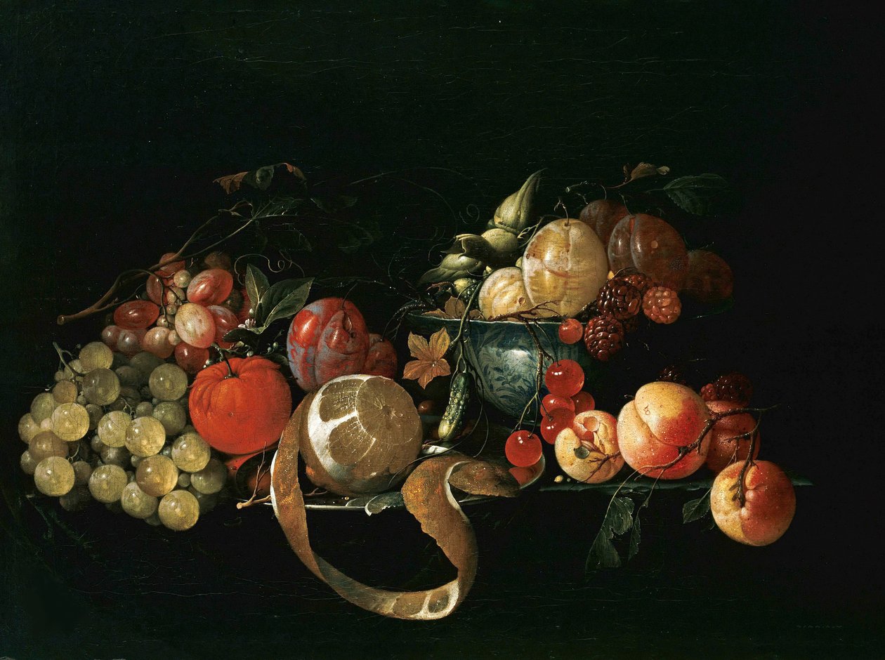 Martwa natura z owocami autorstwa Cornelis de Heem
