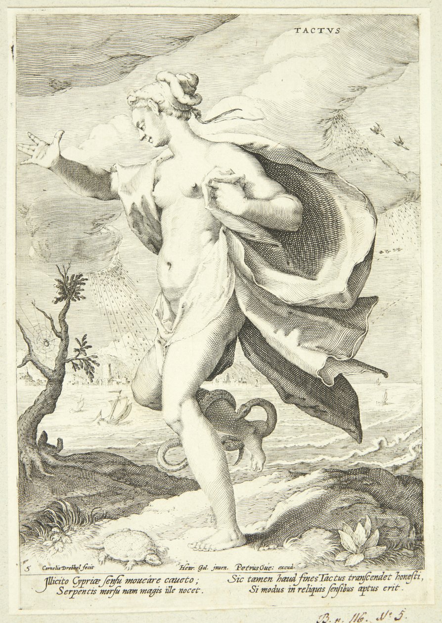 Poczucie czucia autorstwa Cornelis Jacobsz Drebbel