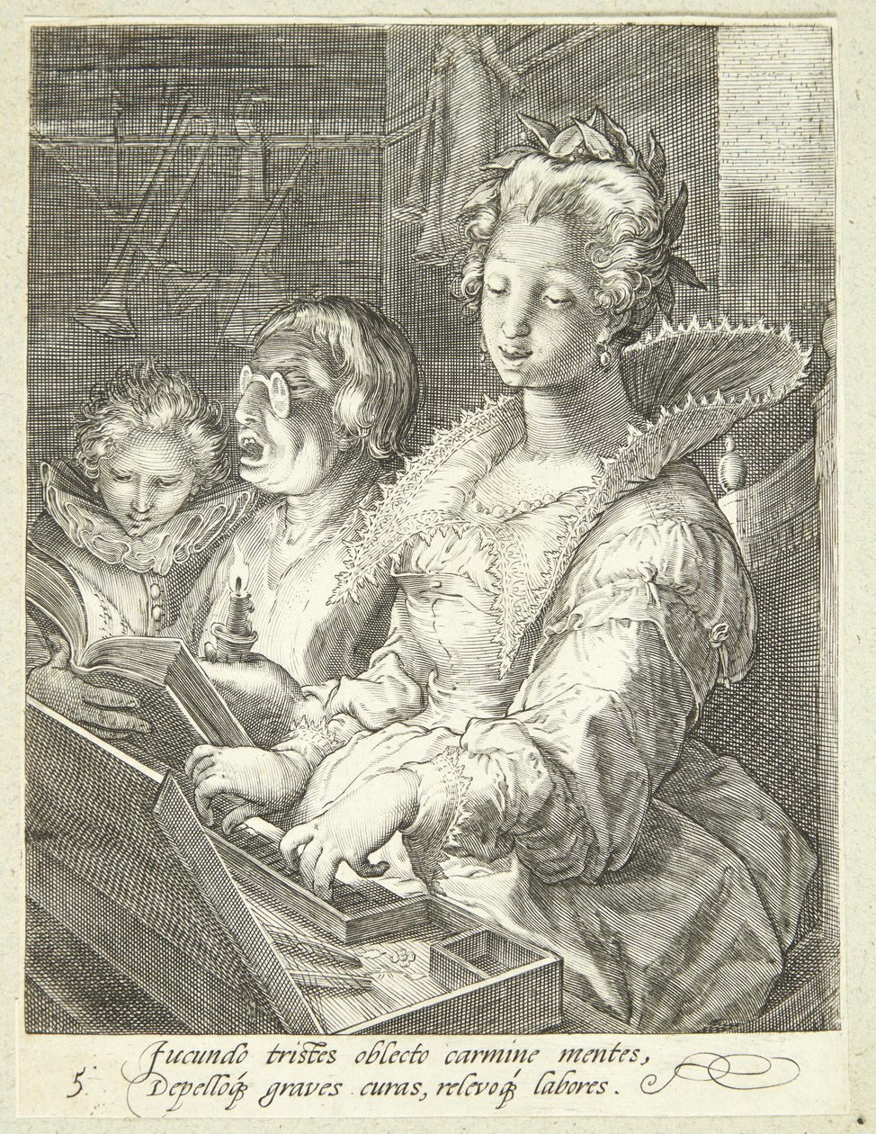 Muzyka autorstwa Cornelis Jacobsz Drebbel