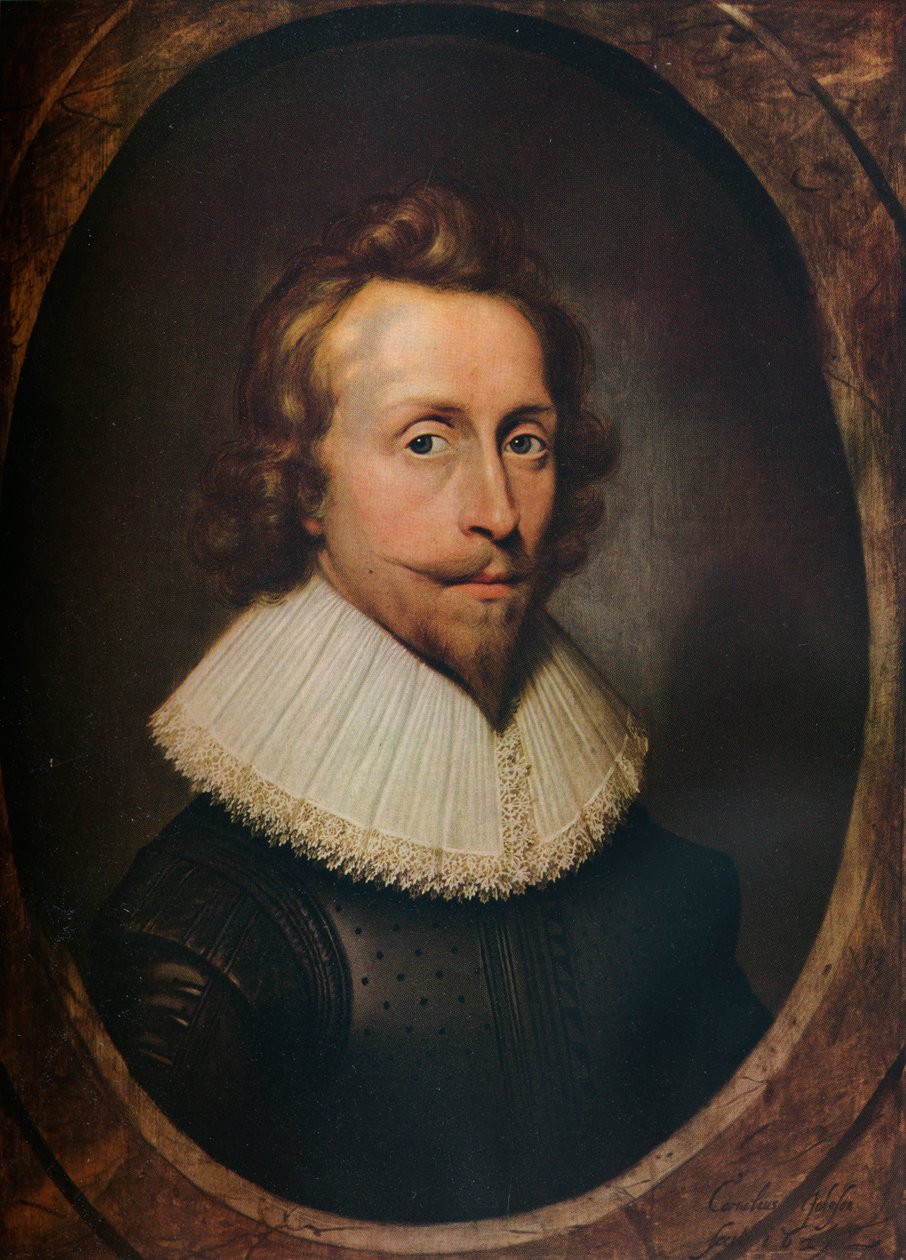 John Fletcher, XVII wiek autorstwa Cornelis Janssens van Ceulen