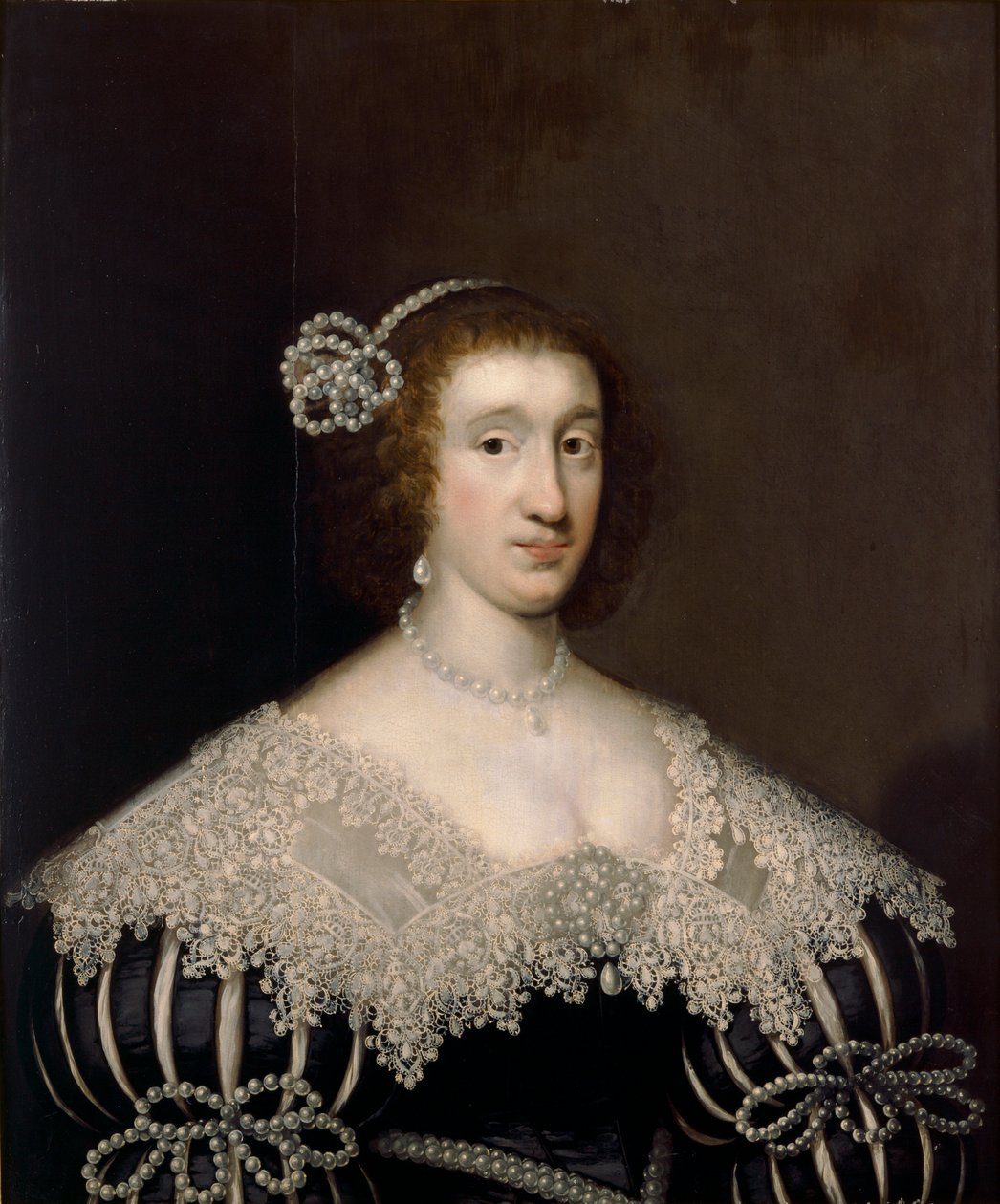 Portret nieznanej damy, XVII wiek autorstwa Cornelis Janssens van Ceulen