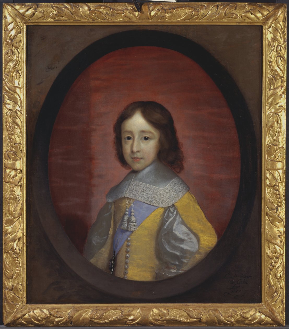 Wilhelm III, książę Oranii, jako dziecko autorstwa Cornelis Janssens van Ceulen