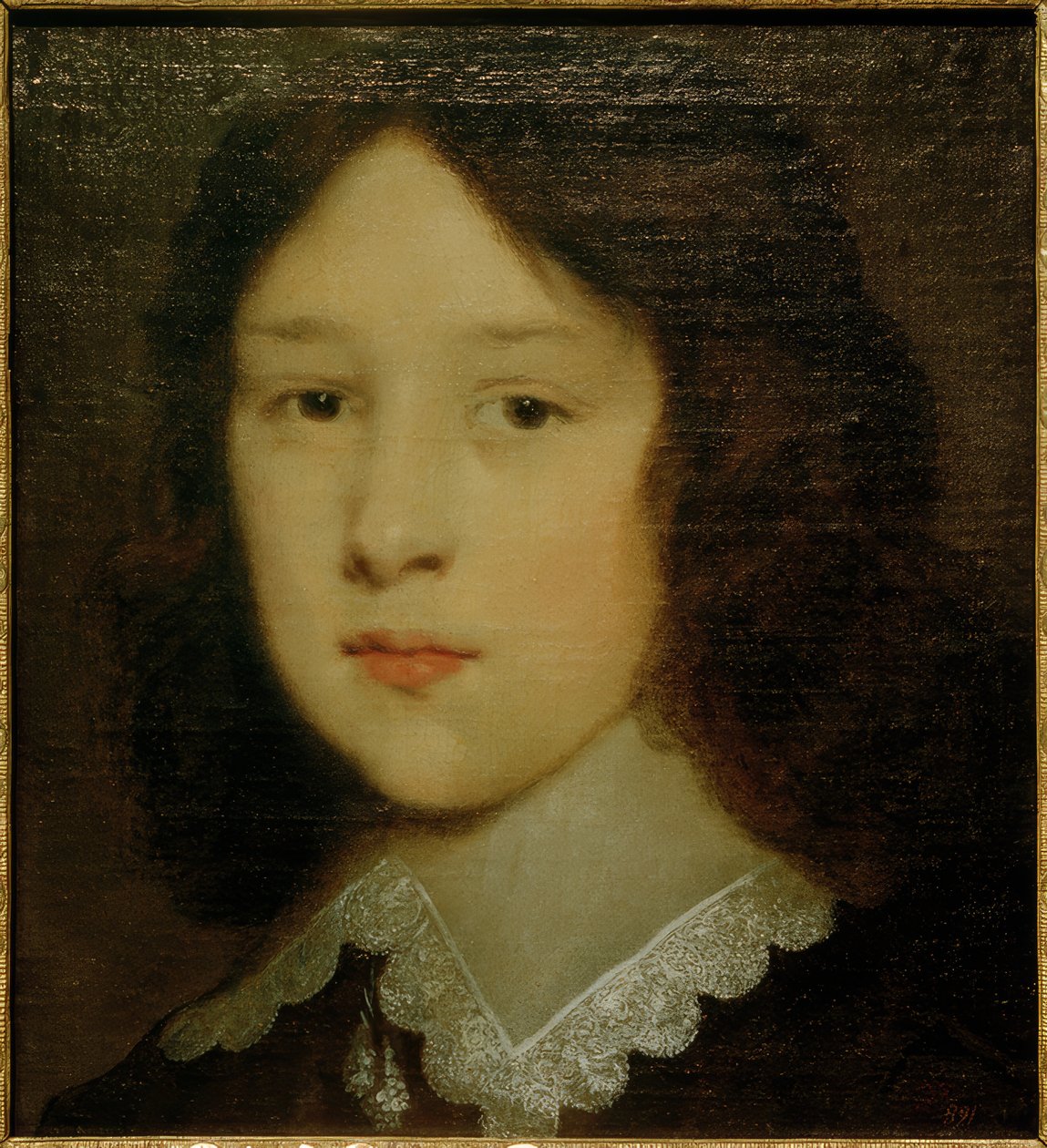 Portret młodego mężczyzny autorstwa Cornelis Johnson van Keulen