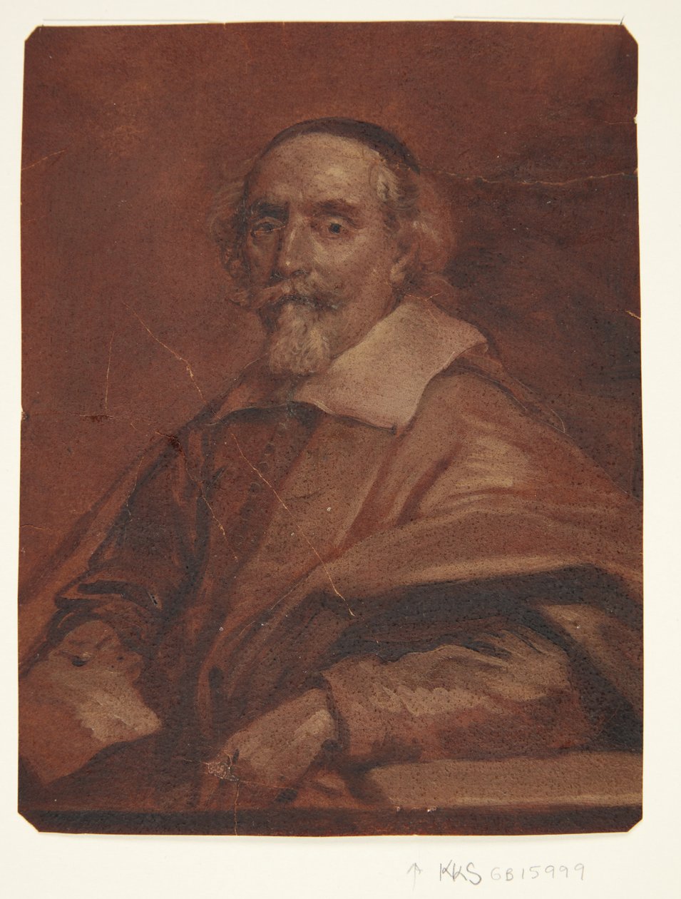Portret malarza Adriaena van Nieulandt autorstwa Cornelis Jonson van Ceulen