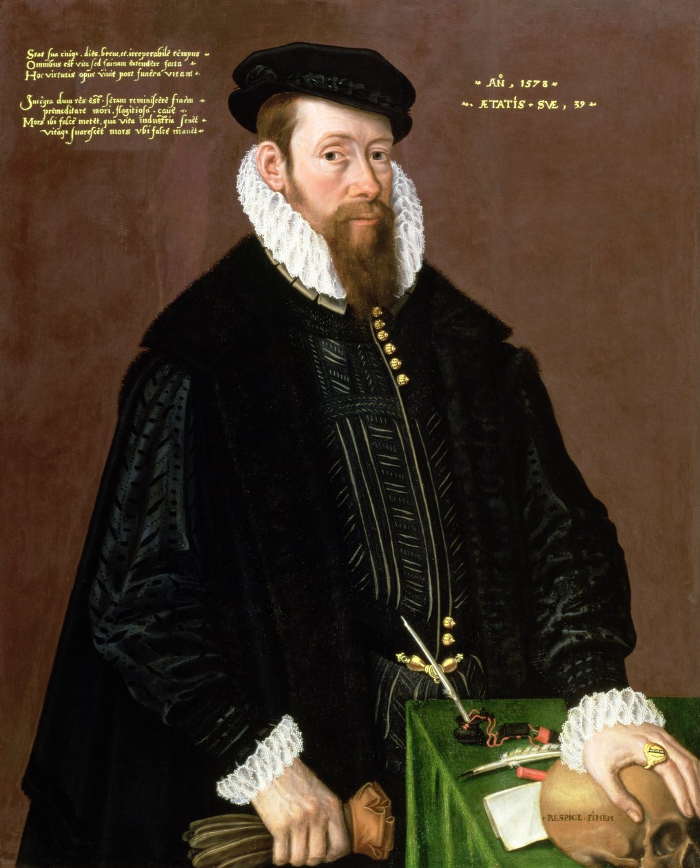 Portret Thomasa Peada, 1578 autorstwa Cornelis Ketel