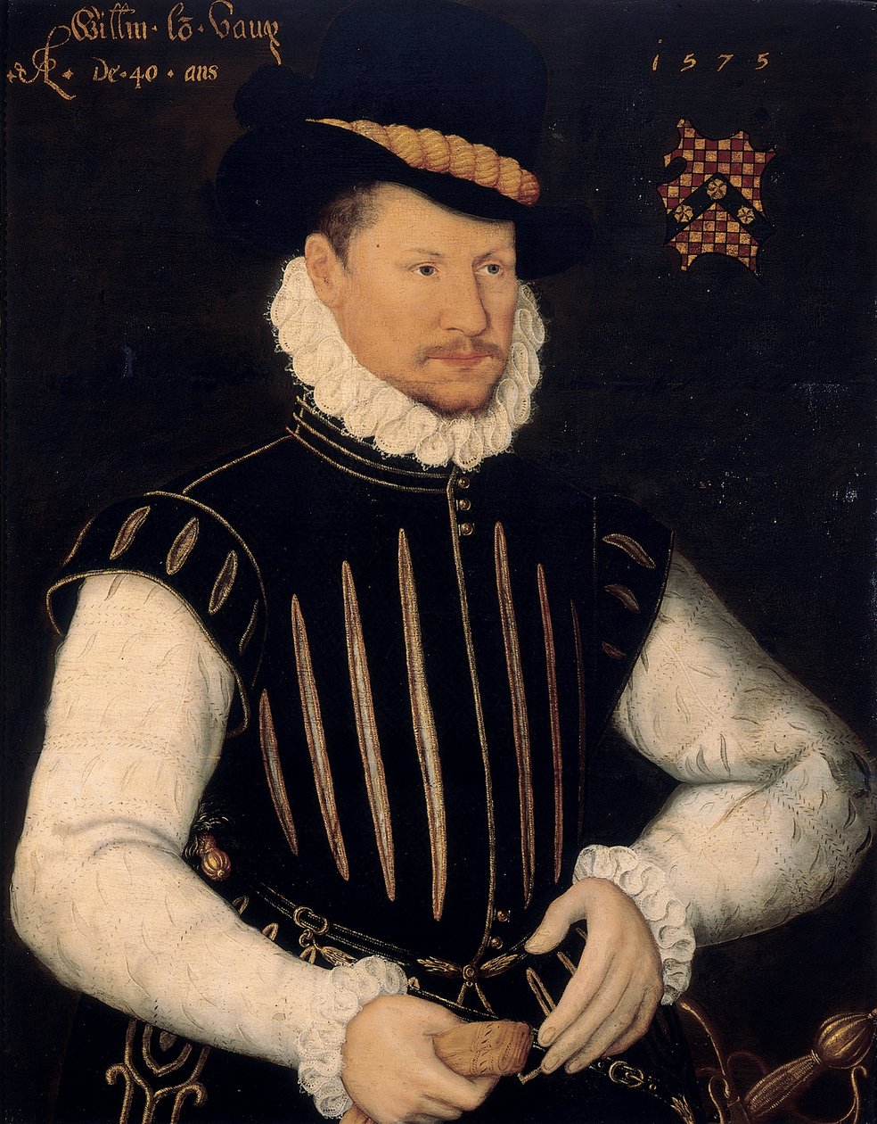 Portret dżentelmena, 1575 autorstwa Cornelis Ketel