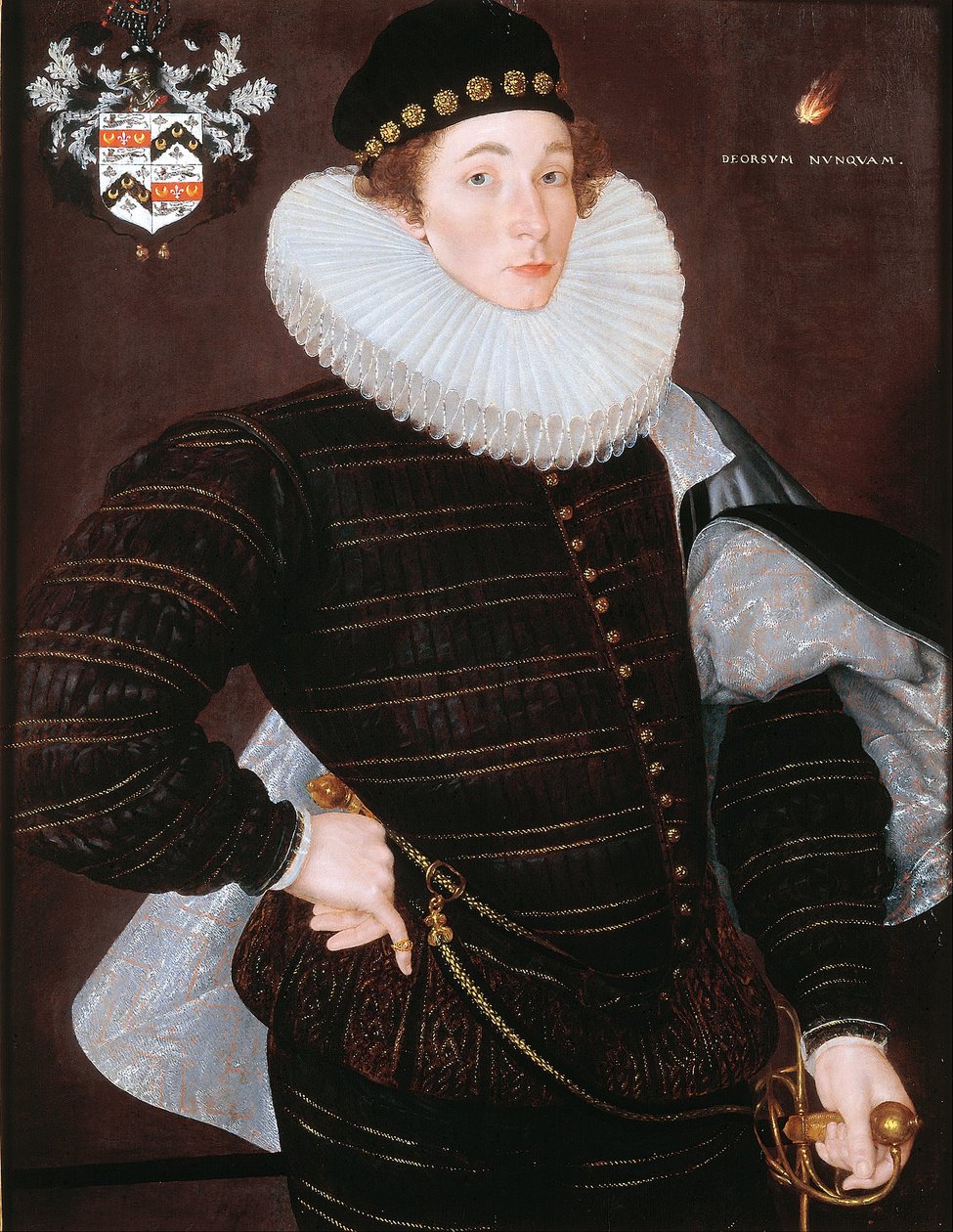 Richard Goodricke z Ribston w hrabstwie Yorkshire autorstwa Cornelis Ketel