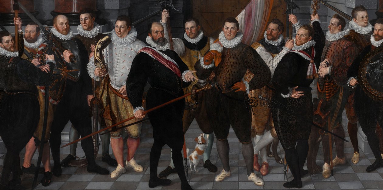 Kompania kapitana Dircka Jacobsza Rosecransa i porucznika Pauw Kompania kapitana Dircka Jacobsza Rosecransa i porucznika Pauwa, Amsterdam, 1588 autorstwa Cornelis Ketel