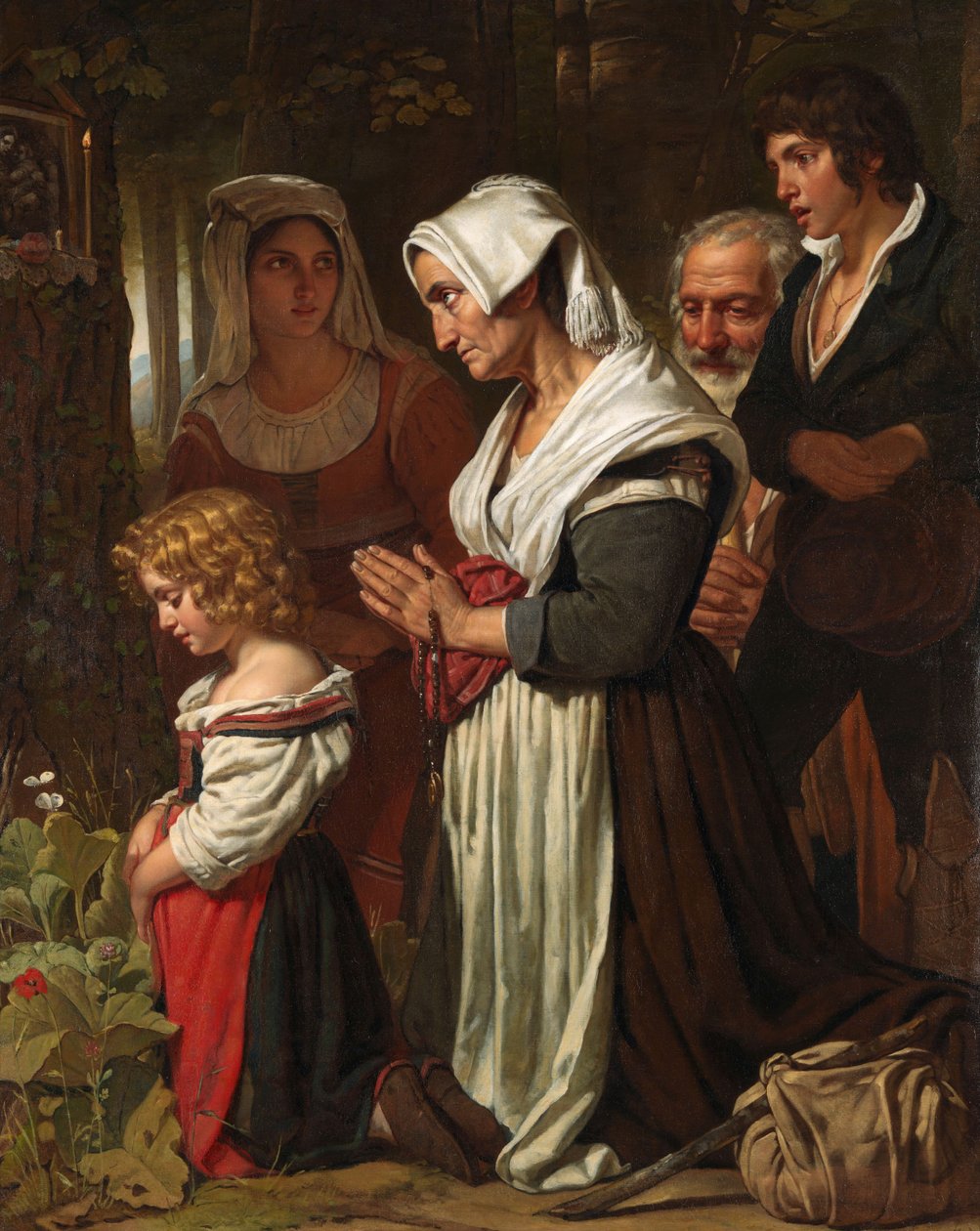 Pobożność autorstwa Cornelis Kruseman