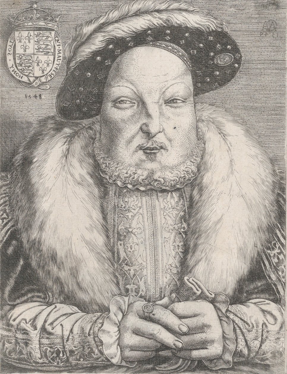 Portret Henryka VIII, ca. 1547. autorstwa Cornelis Massys