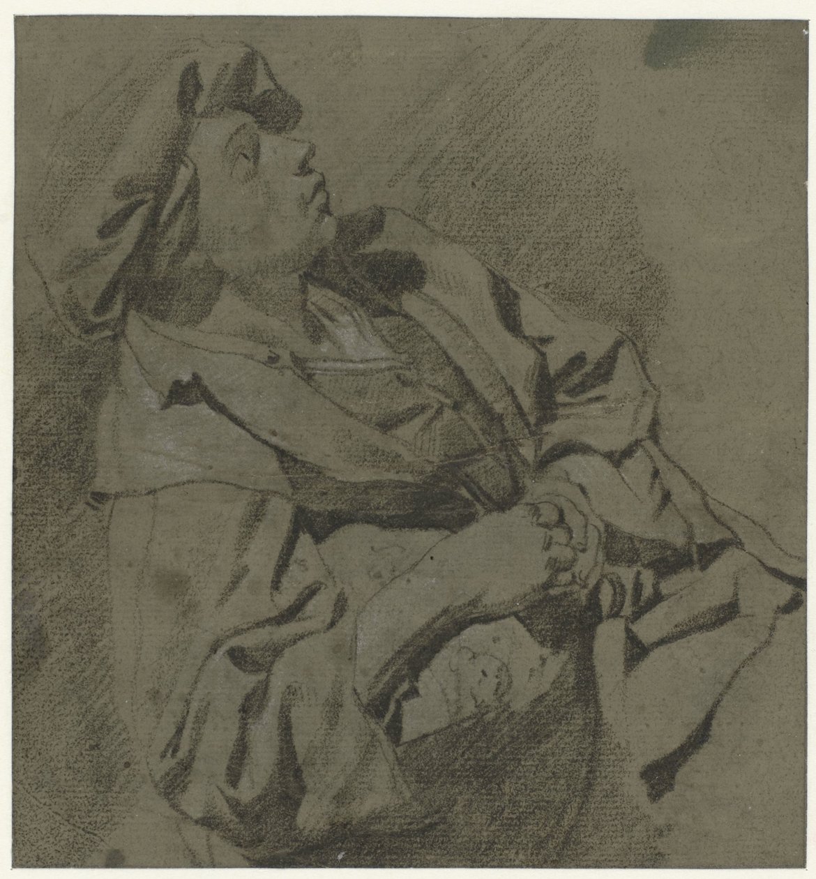 Chłopiec w berecie, odchylony do tyłu autorstwa Cornelis Pietersz. Bega