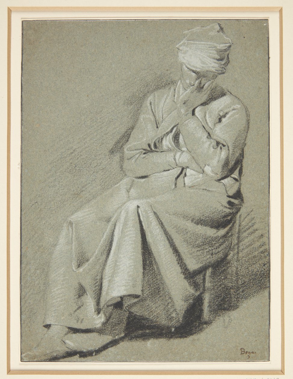 Siedząca kobieta autorstwa Cornelis Pietersz Bega
