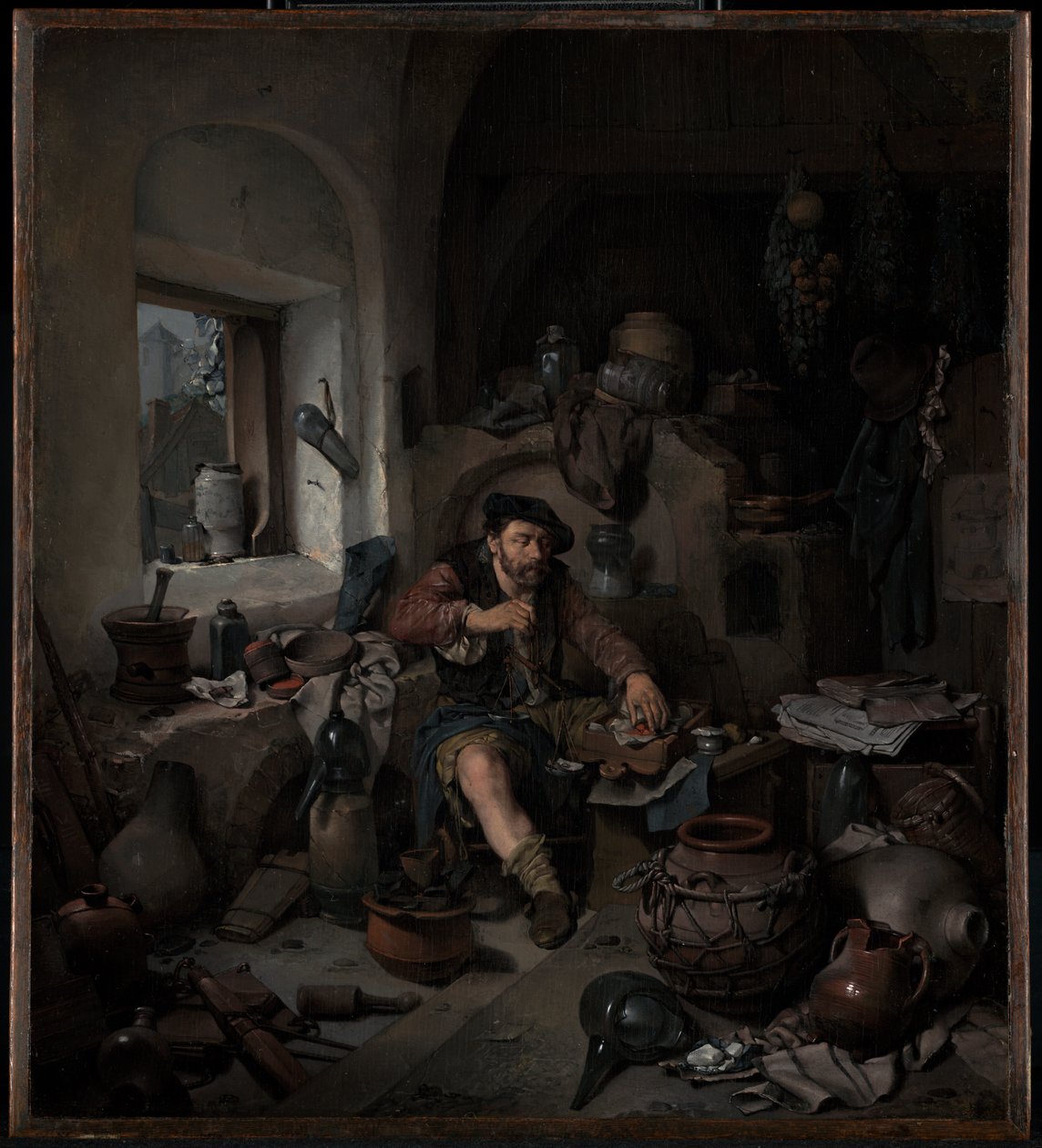 Alchemik autorstwa Cornelis Pietersz Bega