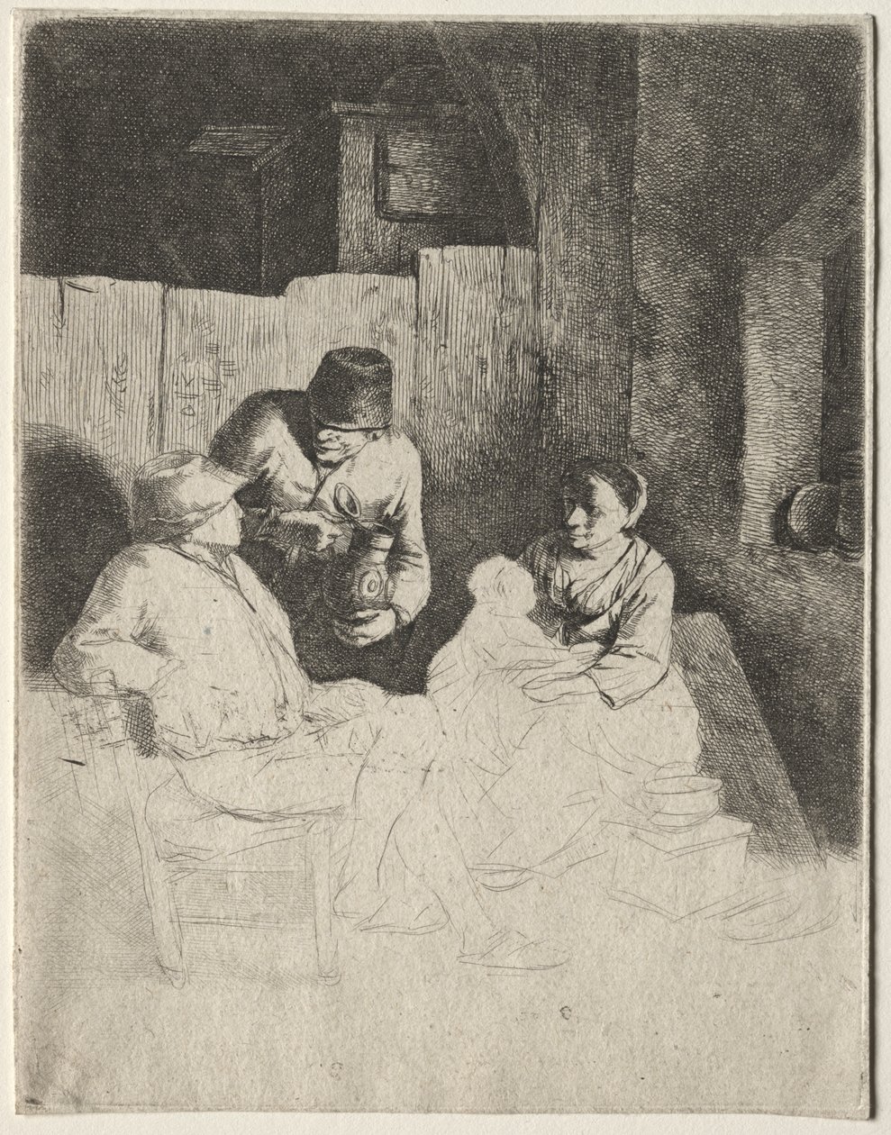 Matka siedząca w karczmie autorstwa Cornelis Pietersz Bega