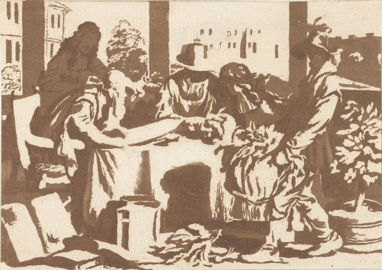 botanik autorstwa Cornelis Ploos van Amstel (signed by artist)