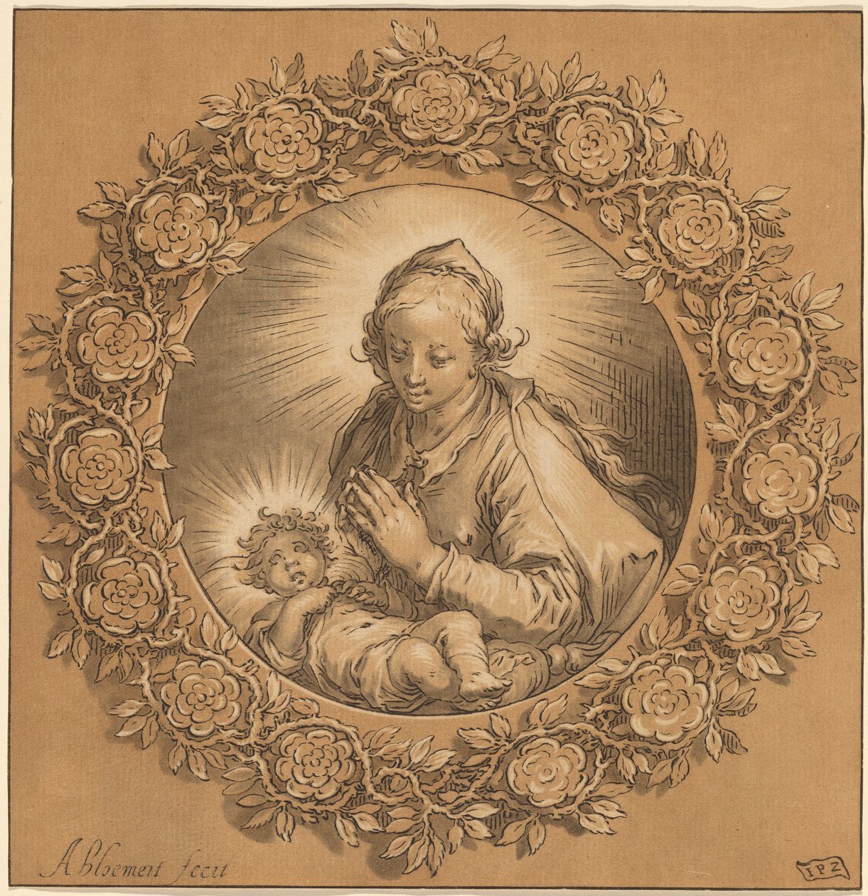 Madonna z Dzieciątkiem, 1769. autorstwa Cornelis Ploos van Amstel