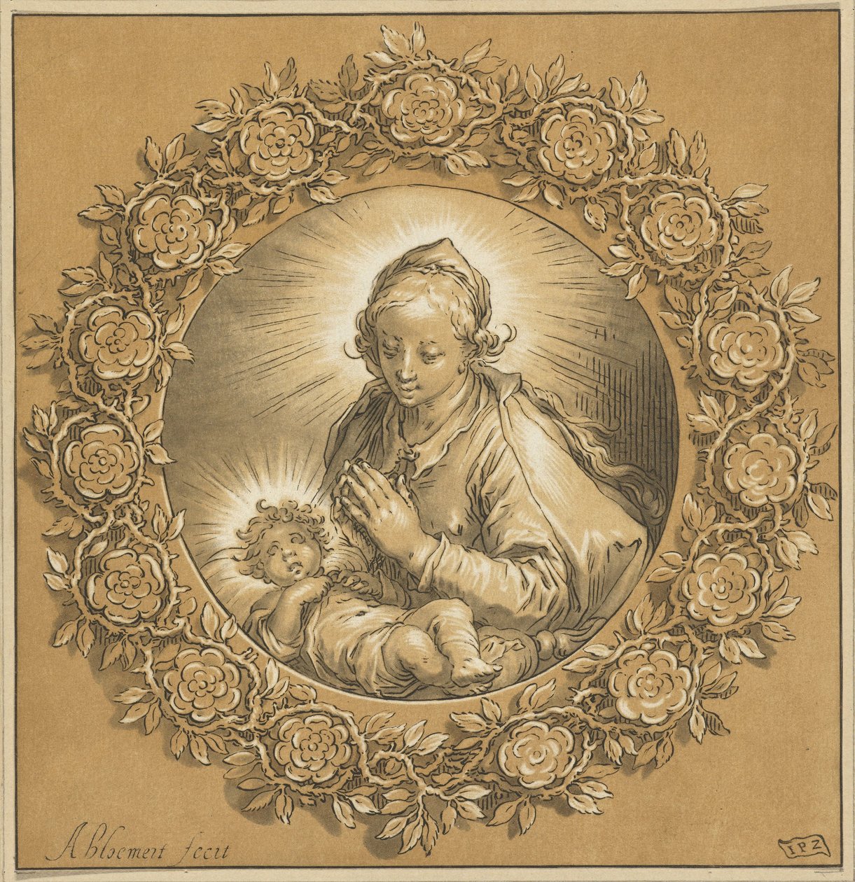 Maryja z Dzieciątkiem Jezus Maryja Panna i Dzieciątko Jezus autorstwa Cornelis Ploos van Amstel