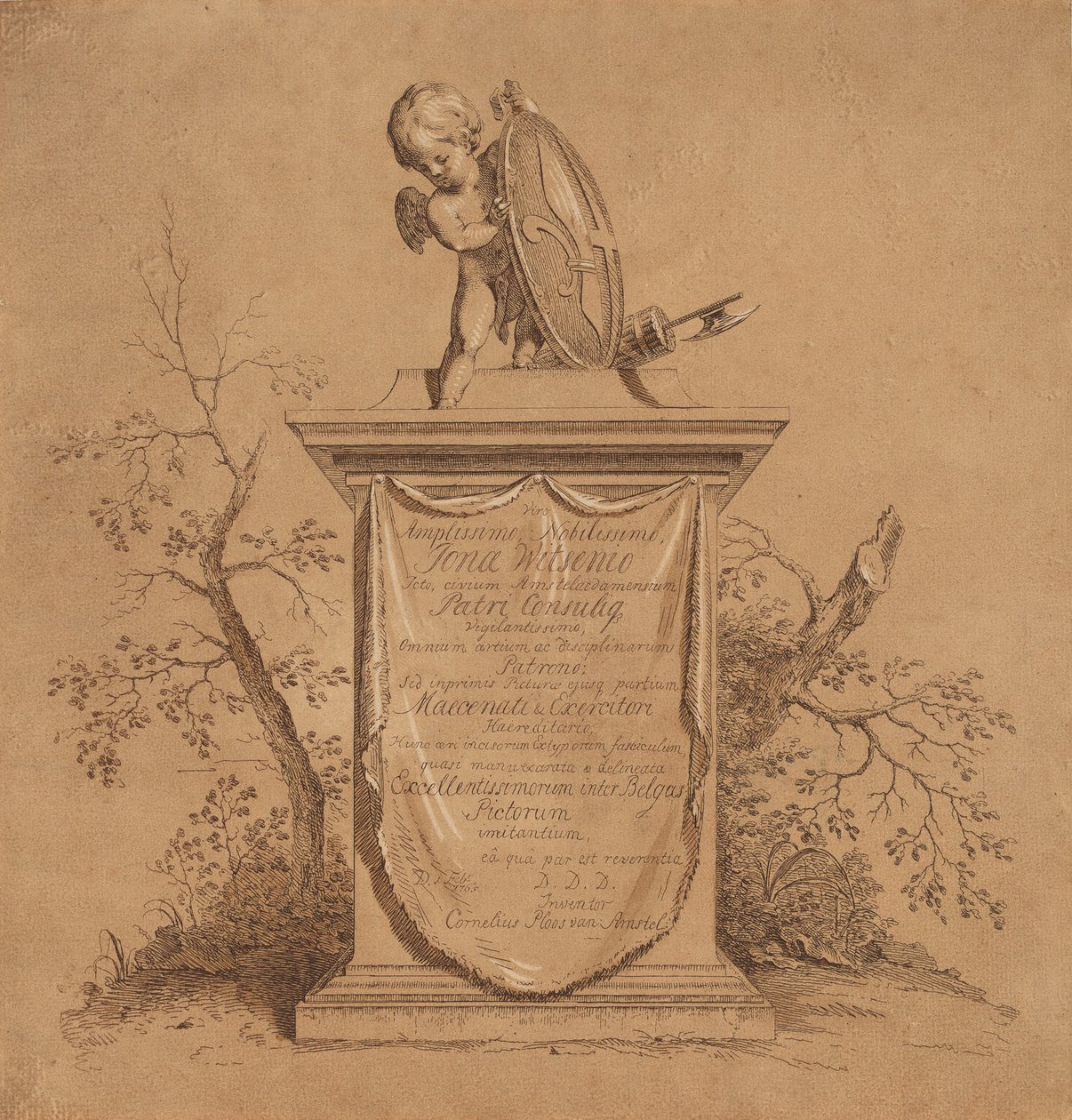 Strona tytułowa, 1765. autorstwa Cornelis Ploos van Amstel