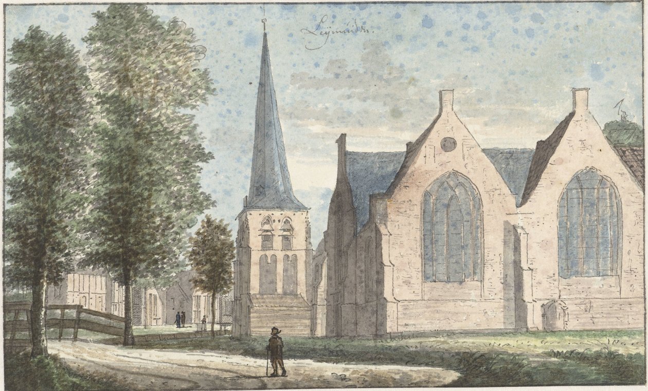 Kościół w Leimuiden autorstwa Cornelis Pronk (possibly)