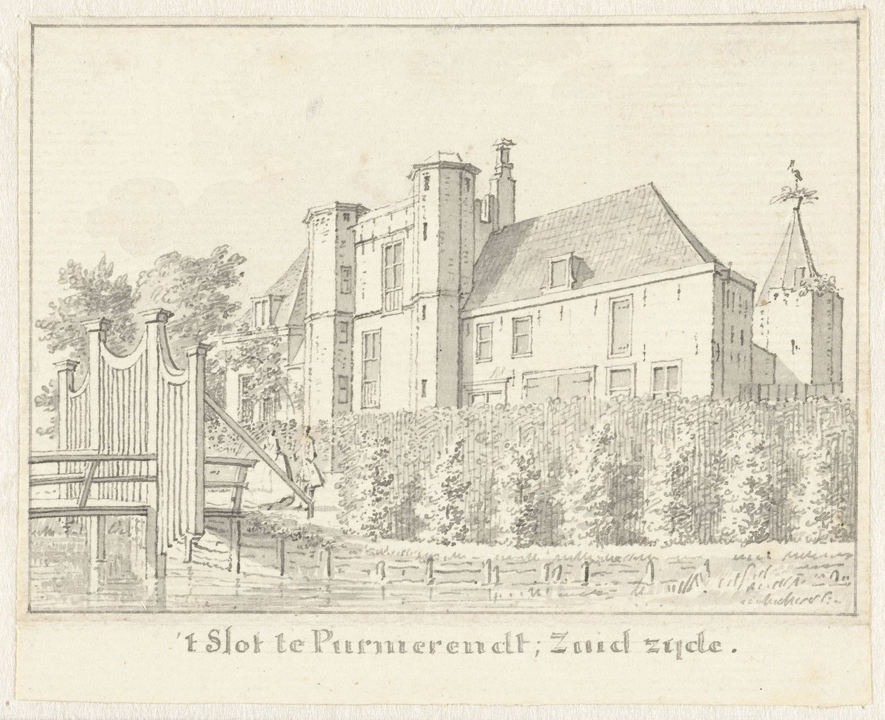Zamek w Purmerend autorstwa Cornelis Pronk
