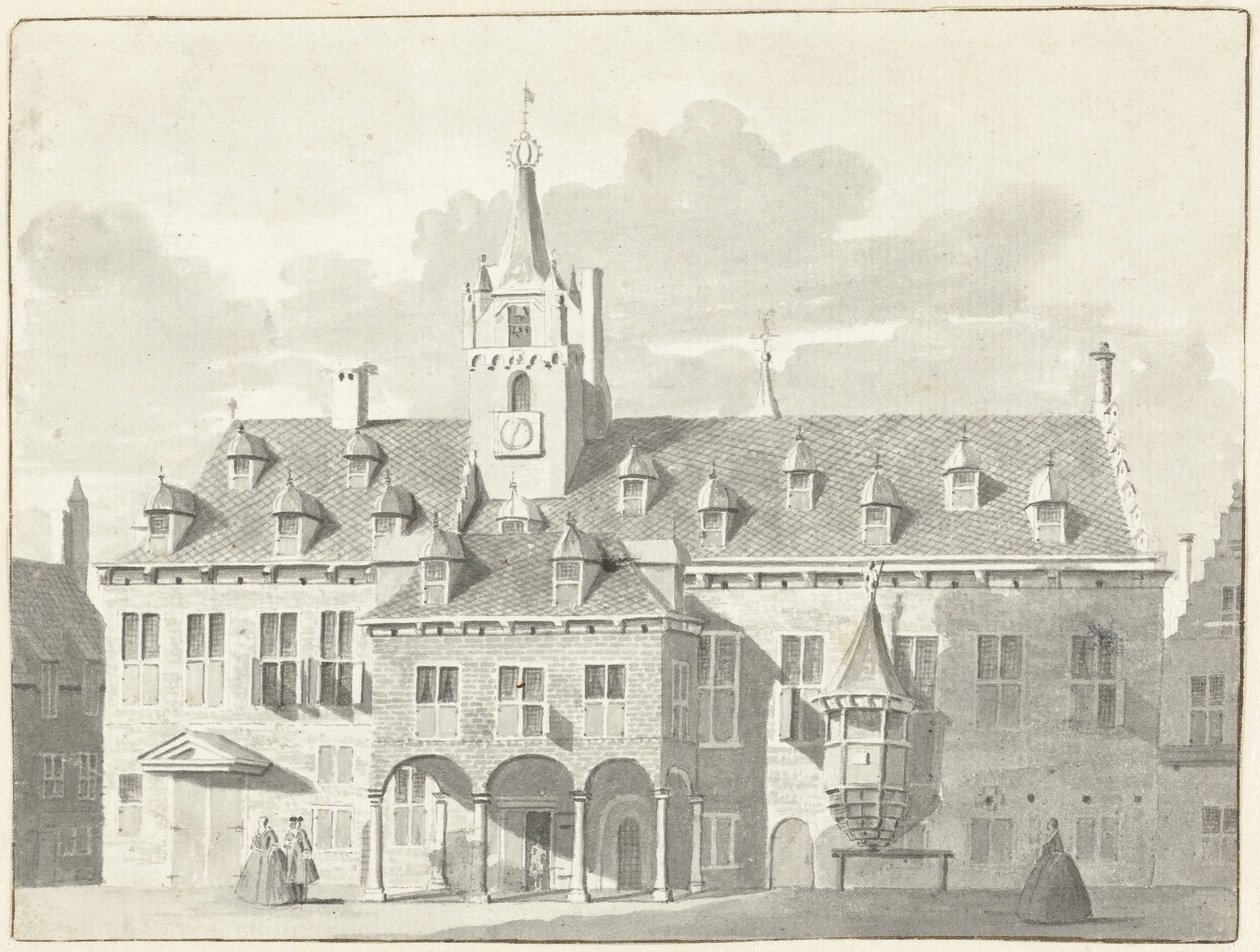 Ratusz w Gorinchem autorstwa Cornelis Pronk