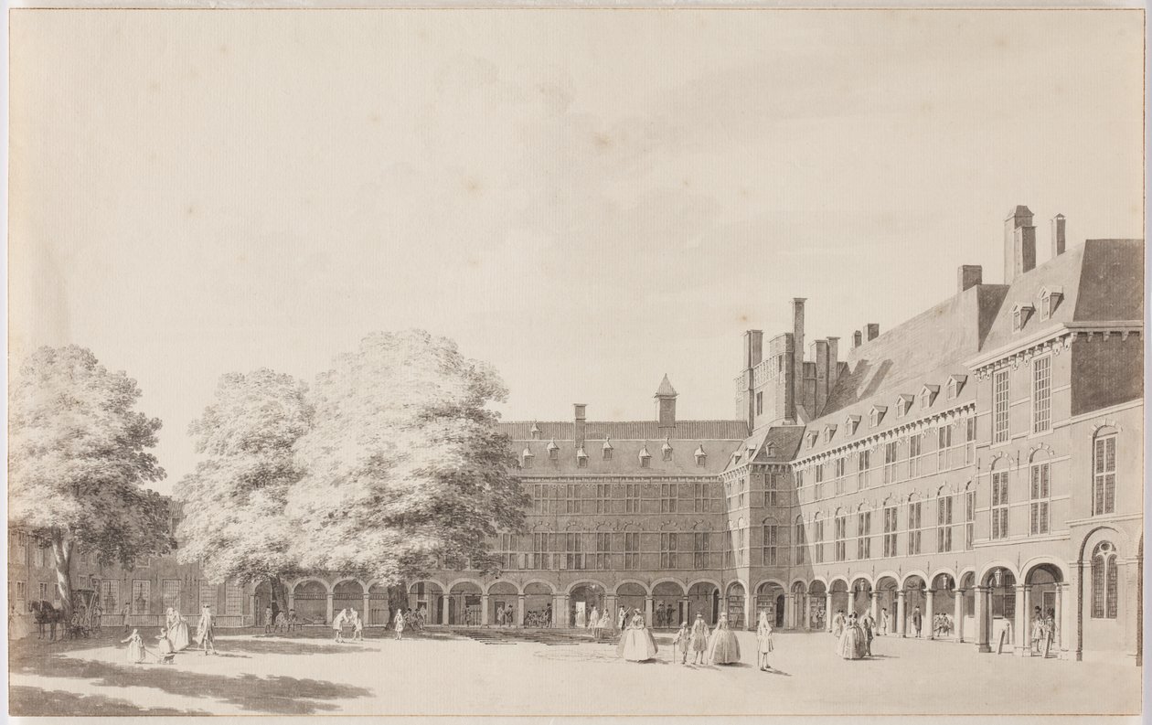 Binnenhof w Hadze autorstwa Cornelis Pronk