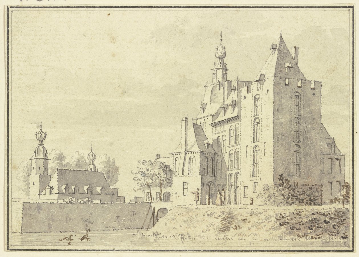 Dom den Ooy od frontu autorstwa Cornelis Pronk