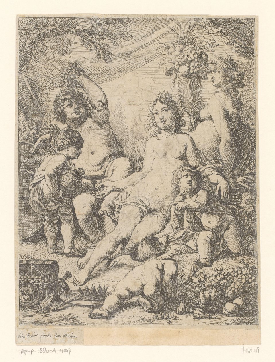 Bachus, Wenus i Ceres autorstwa Cornelis Schut (I)