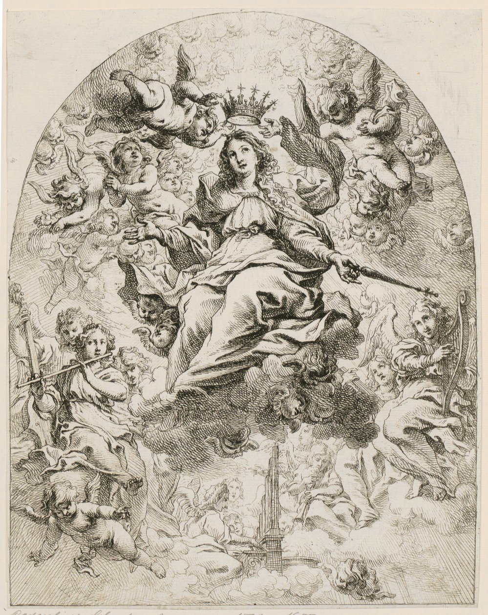 Koronacja Marii autorstwa Cornelis Schut