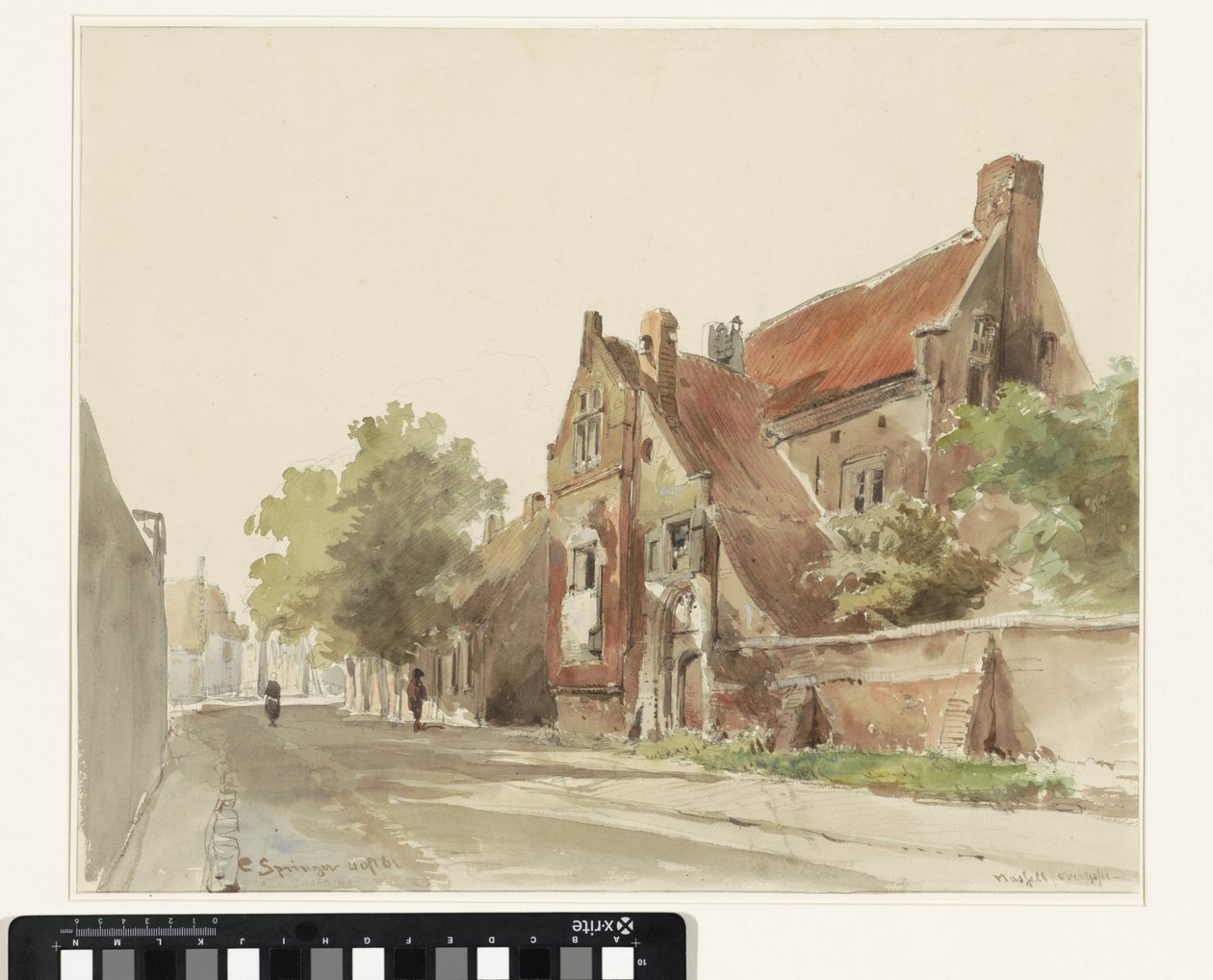 Stary pensjonat w Hasselt autorstwa Cornelis Springer