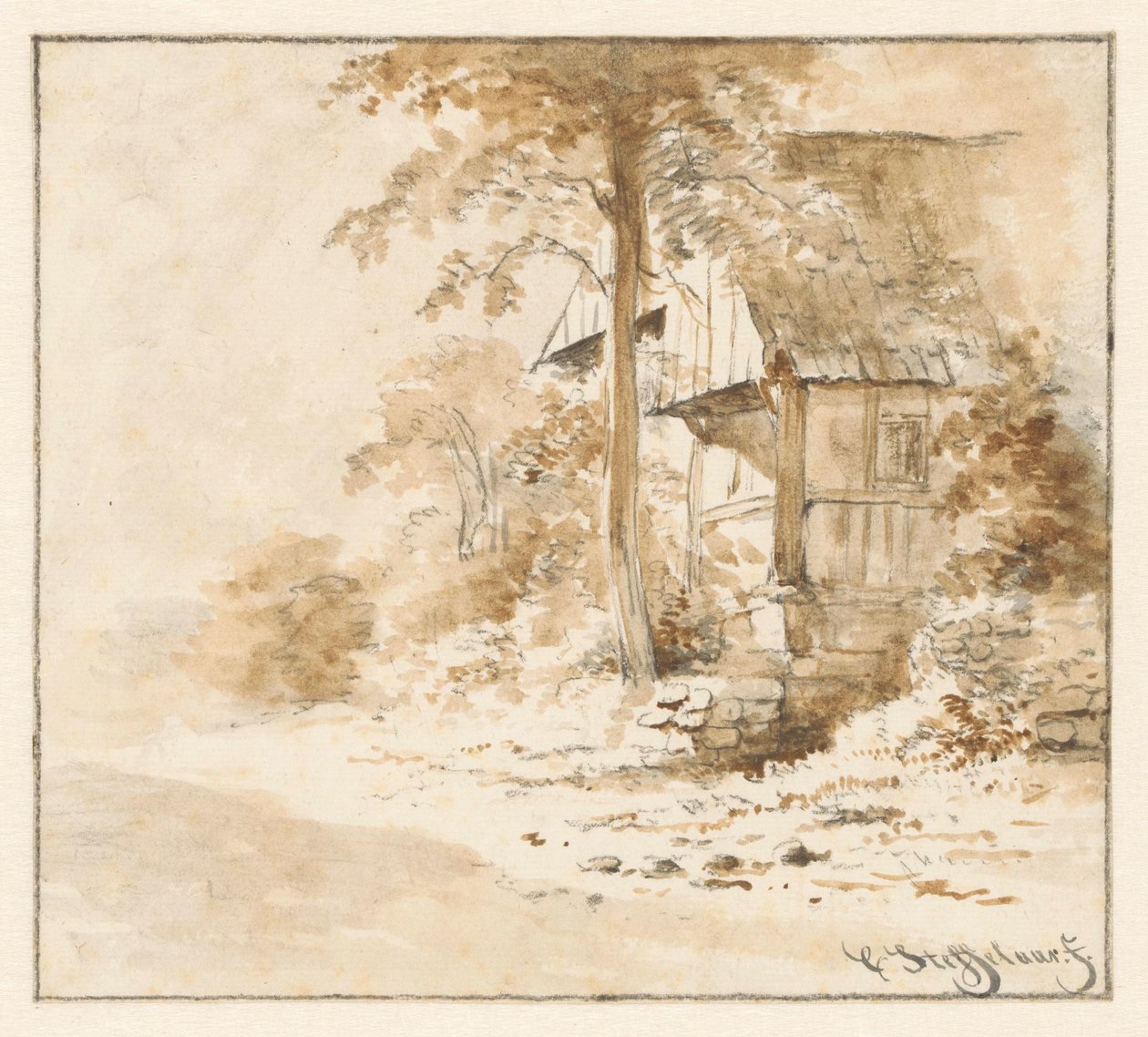 Dom w Bentheim autorstwa Cornelis Steffelaar