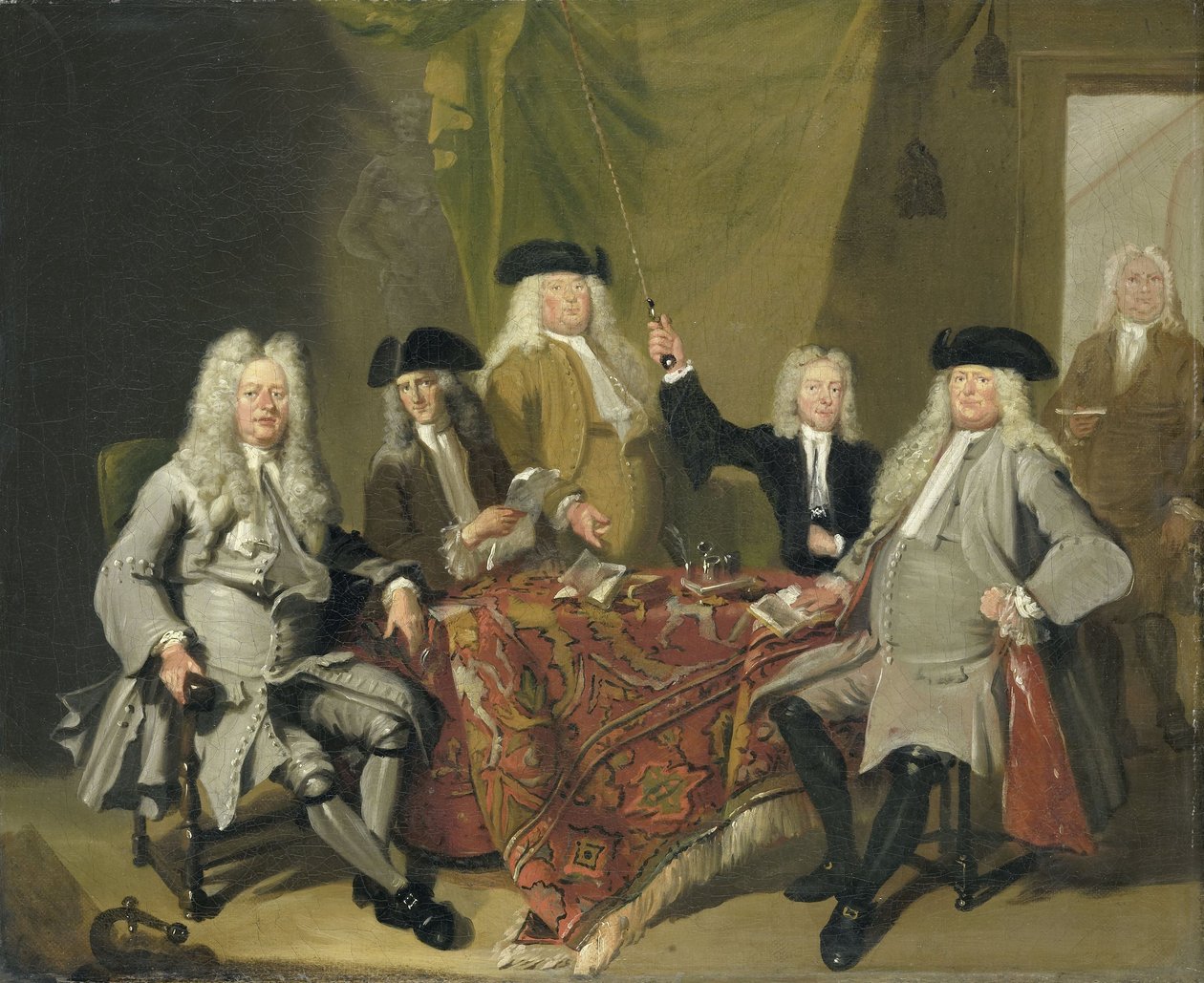 Inspektorzy Collegium Medicum w Amsterdamie, 1724 autorstwa Cornelis Troost