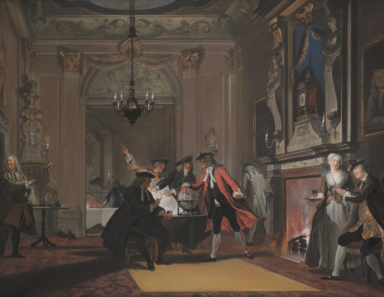 Wszędzie rozmawiali!" autorstwa Cornelis Troost