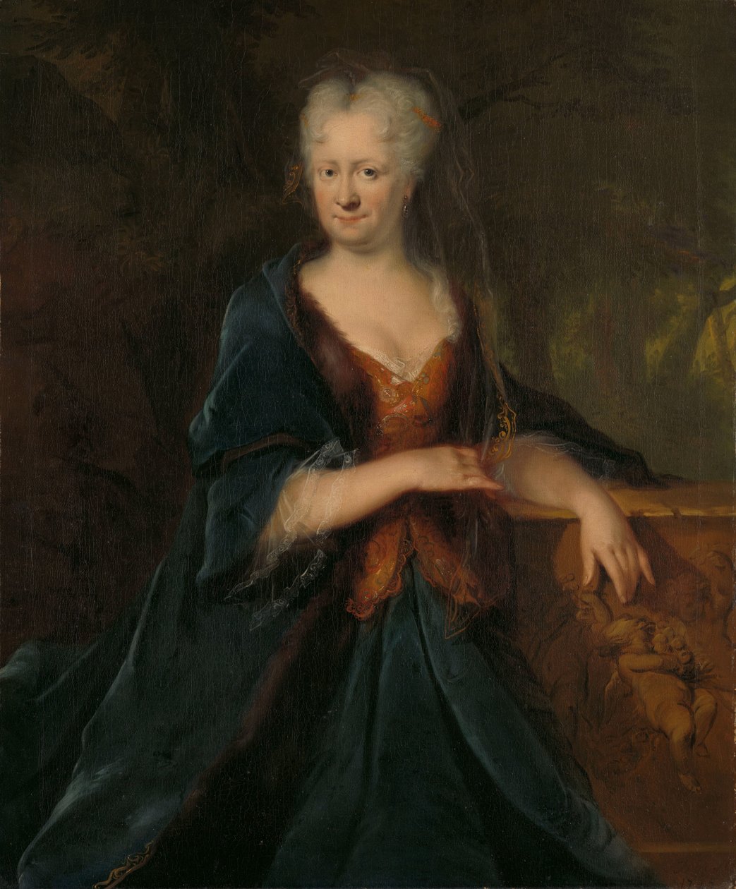 Portret Louise Christiny Trip, żony Gerrita Sichtermana autorstwa Cornelis Troost