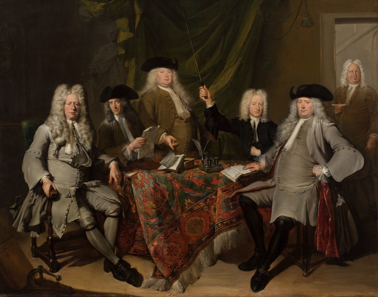 Portret Inspektorów Collegium Medicum Portret inspektorów Collegium Medicum autorstwa Cornelis Troost