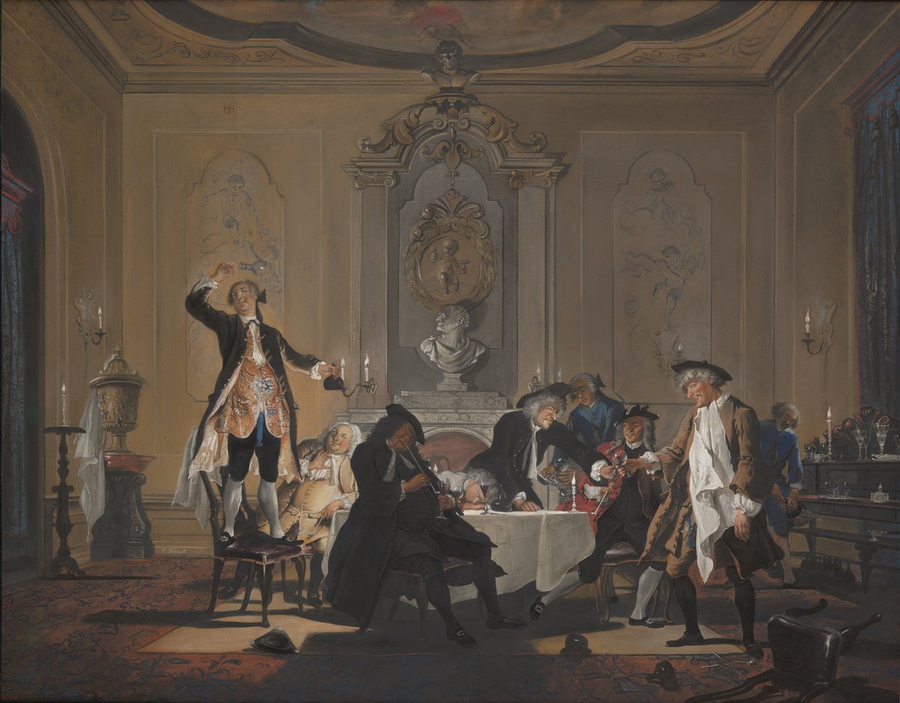 „W domu była plotka” autorstwa Cornelis Troost