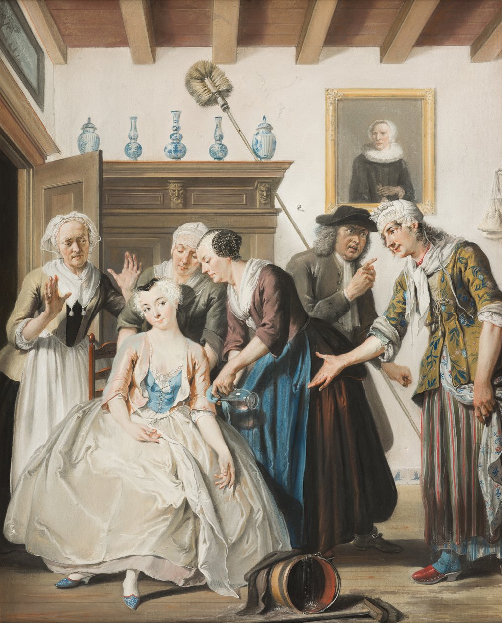 Odkrycie Jana Claasza, 1738 autorstwa Cornelis Troost