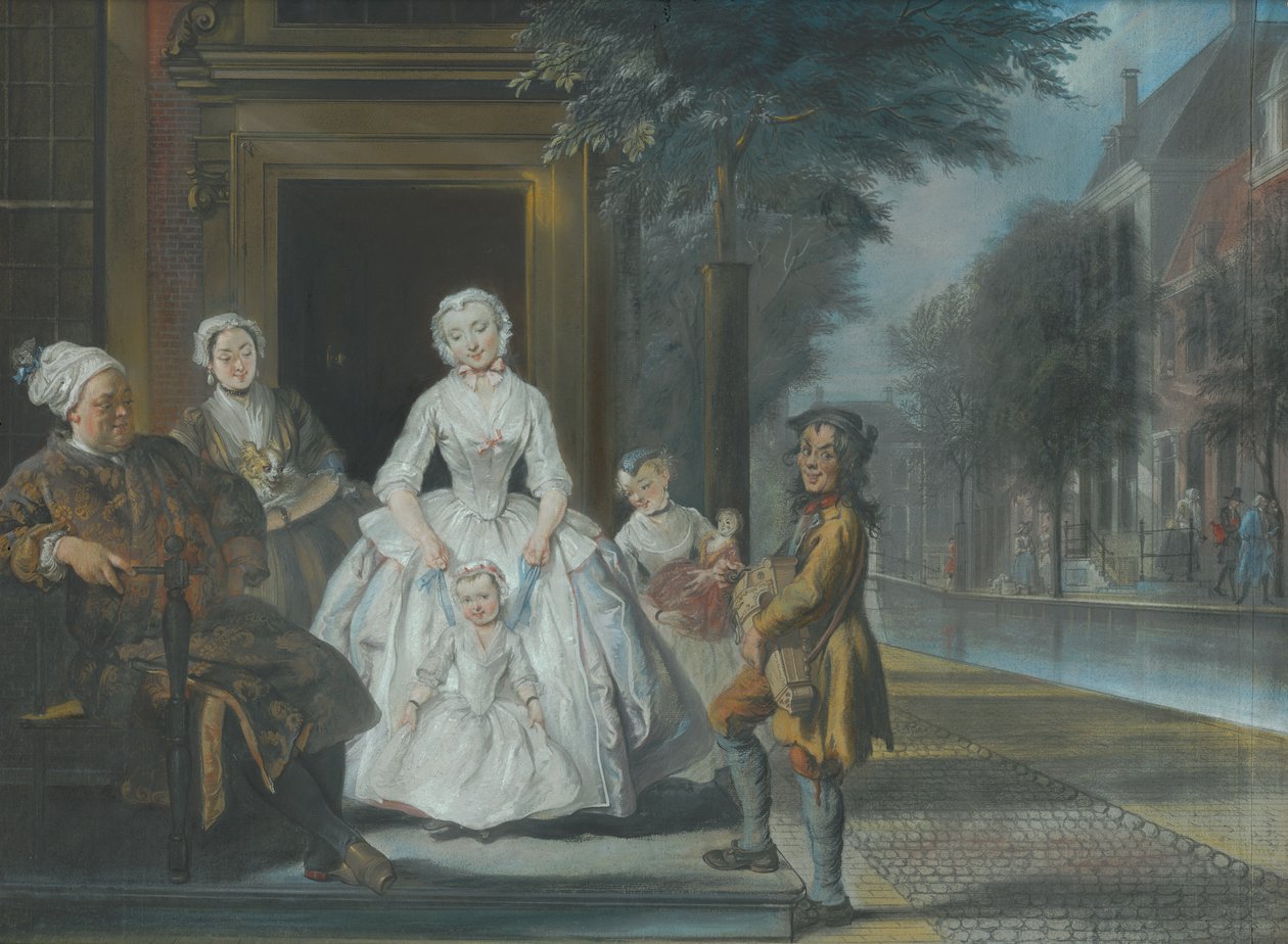 Mielnik organów, 1743 autorstwa Cornelis Troost