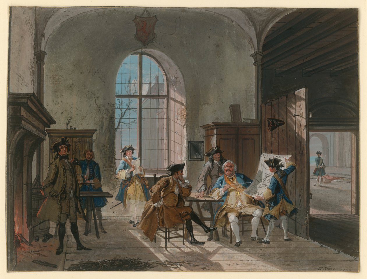 Wartownia autorstwa Cornelis Troost