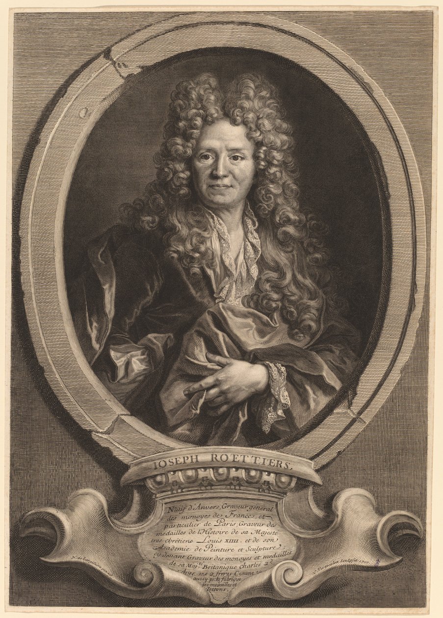 Józefa Roettiersa autorstwa Cornelis Vermeulen after Nicolas de Largillierre