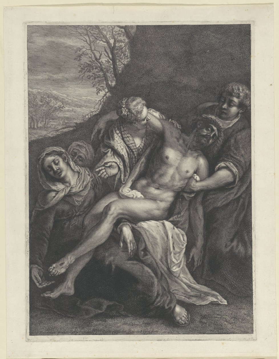 Drżenie Chrystusa autorstwa Cornelis Visscher (II)