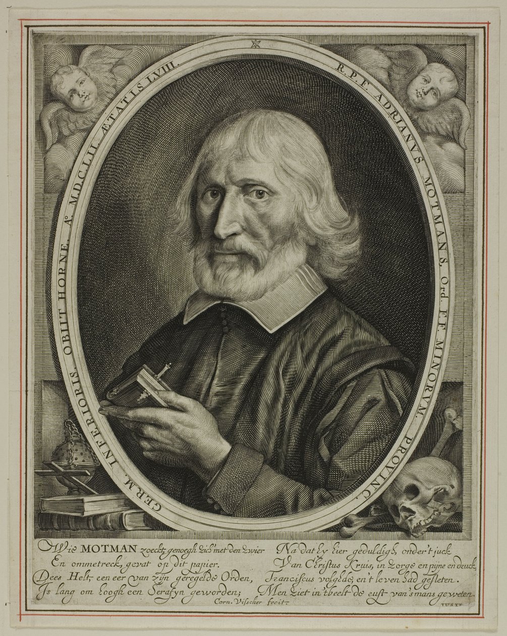 Adriaen Motmans autorstwa Cornelis Visscher